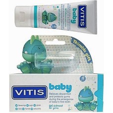 Детская гель-паста (мазь) Vitis Baby от 0 до 2 лет 30 мл + напальчник