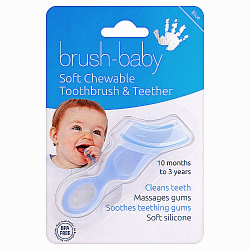 Жевательная зубная щетка и прорезыватель Brush-Baby
