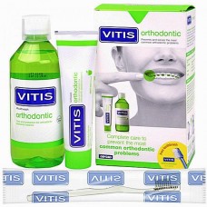 Набор Vitis Ortodontic Regular для брекет-системы со щеткой с обычной головкой
