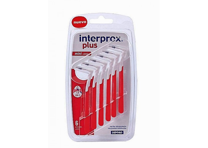 Межзубные ершики Interprox Plus Mini Conical 1.0 мм, 6 шт
