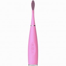 Звуковая зубная щетка силиконовая Beaver Sonic silicon toothbrush BVR-010 Розовая