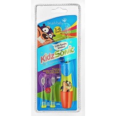 Звуковая зубная щетка Brush-Baby KidzSonic от 3 до 6 лет синяя