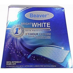 Полоски для отбеливания зубов Beaver Bright White 1-Hour Express 14 шт