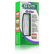 Зубная нить GUM Ortho Суперфлосс 50 шт