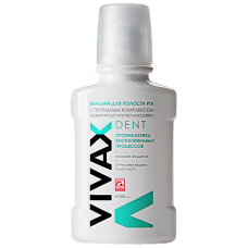 Бальзам для полости рта VIVAX Dent Вивакс Дент с активным пептидным комплексом неоновитом и Алоэ-Вера (зеленый) 250 мл