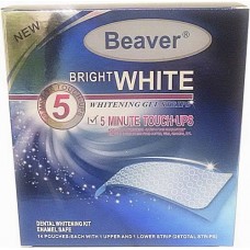 Полоски для отбеливания зубов Beaver Bright White 5-Minute Touch-Ups 14 шт