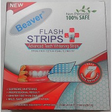 Полоски для отбеливания зубов Beaver Non-Peroxide Flash Strips Red