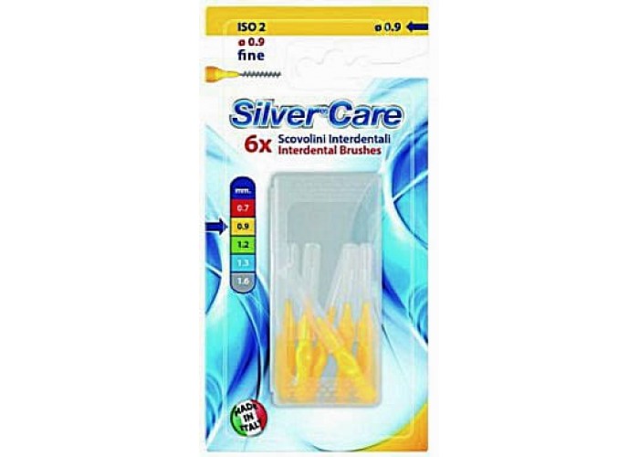 Межзубные ершики Silver Care тонкие 0.9 мм 6 шт